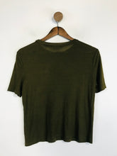 Load image into Gallery viewer, Zara Women&#39;s T-Shirt | M UK10-12 | Green
