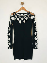 Load image into Gallery viewer, Temperley Women&#39;s Silk Bodycon Dress | S UK8 | Black
