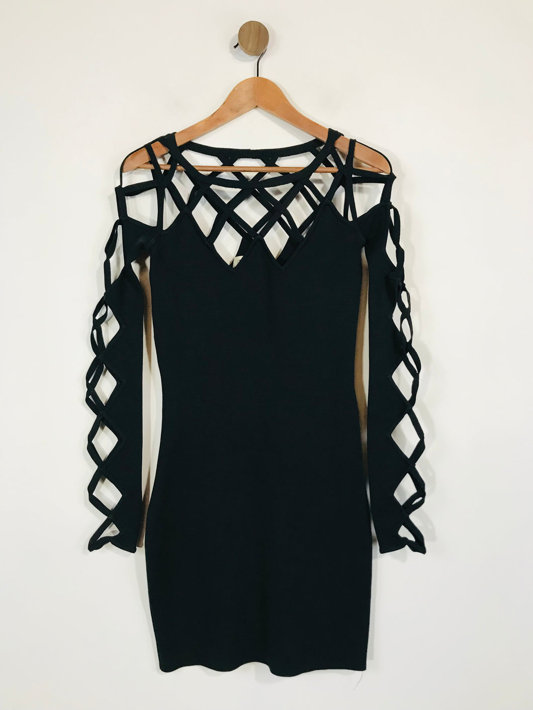 Temperley Women's Silk Bodycon Dress | S UK8 | Black