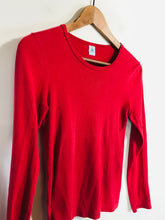 Load image into Gallery viewer, Petit Bateau Women&#39;s Long Sleeve T-Shirt | 14a | Red
