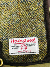 Load image into Gallery viewer, Harris Tweed Women&#39;s Check Gingham Tweed Crossbody Bag | OS | Green
