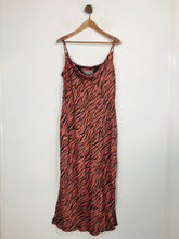 Load image into Gallery viewer, Anthropologie Women&#39;s Animal Print Cowl Neck Maxi Dress | L UK14 | Multicoloured
