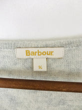 Load image into Gallery viewer, Barbour Women&#39;s Cashmere Blend Jumper | UK14 | Grey
