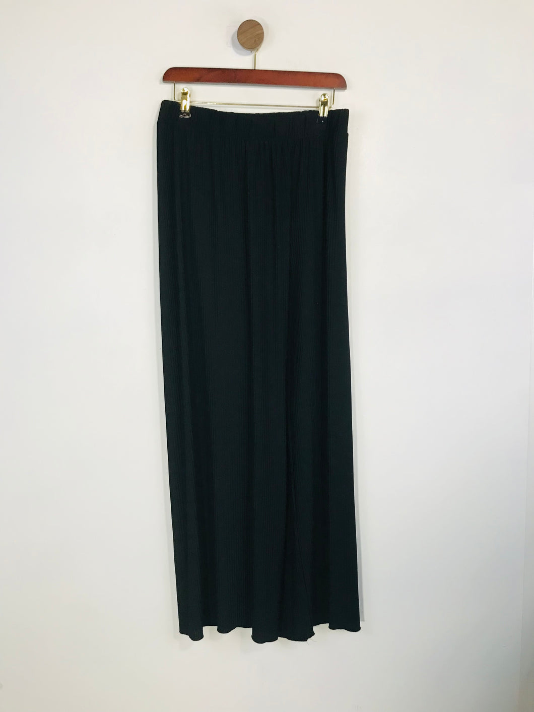 Zara Women's Striped Culottes Trousers | XL UK16 | Black