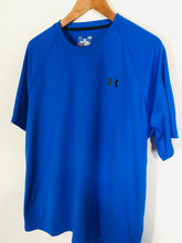 Load image into Gallery viewer, Underarmour Men&#39;s Gym Running Sports Top | L | Blue
