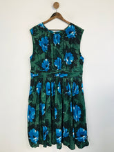 Load image into Gallery viewer, Boden Women&#39;s Floral Pleated A-Line Dress | UK20 | Multicoloured
