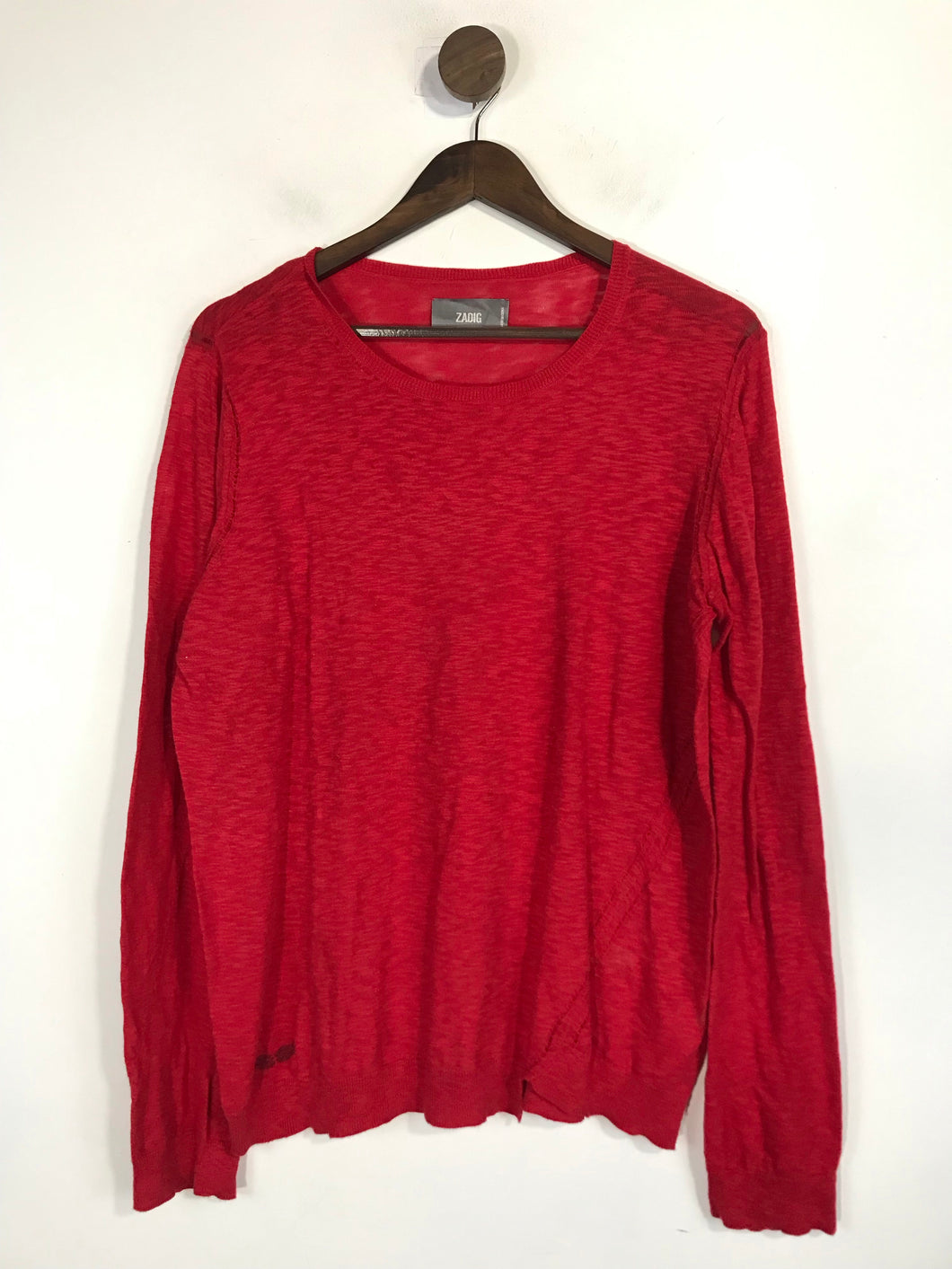 Zadig and Voltaire Women's Cotton Blouse | L UK14 | Red