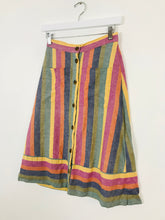 Load image into Gallery viewer, Madewell Womens Stripe Aline Midi Skirt | UK6 | Multi Coloured
