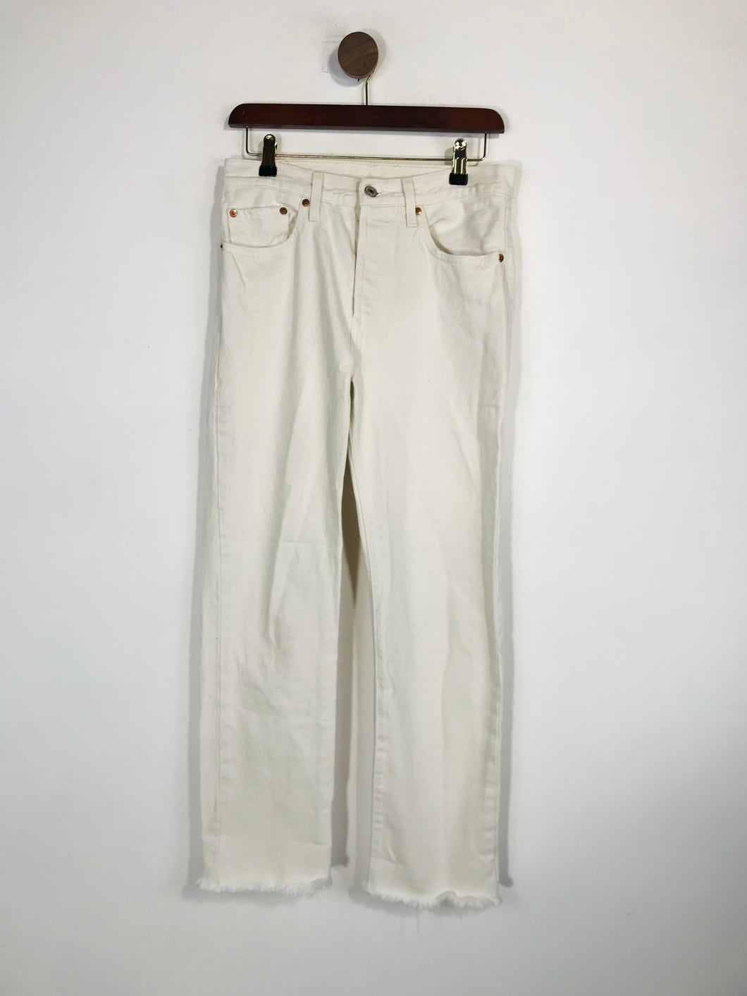 Levi’s Women's 501 Straight Jeans | W27 UK8-10 | Beige