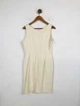Load image into Gallery viewer, Hobbs Women&#39;s Silk Shift Dress | UK12 | Beige
