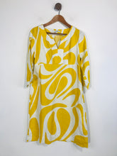 Load image into Gallery viewer, Boden Women&#39;s Linen A-Line Kaftan Dress | UK10 | Yellow
