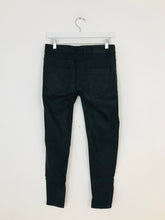 Load image into Gallery viewer, Zara Women’s Leather Look Skinny Jeans | UK8 W29 L27.5 | Black
