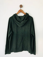 Load image into Gallery viewer, Brora Cashmere Women’s Knit Hoodie Jumper | L UK14-16 | Green
