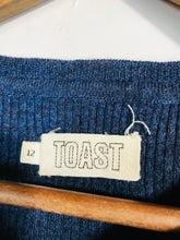 Load image into Gallery viewer, Toast Women&#39;s Wool Jumper | UK12 | Blue
