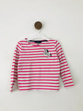 Load image into Gallery viewer, Joules Kid&#39;s Striped Long Sleeve T-Shirt  | 3Y | Pink
