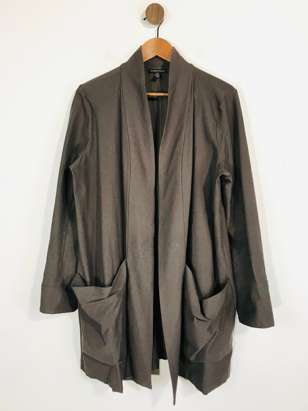 Eileen Fisher Women's Casual Blazer Jacket | L UK14 | Grey