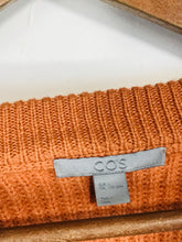 Load image into Gallery viewer, Cos Women&#39;s Wool Slitted Jumper | L UK14 | Orange
