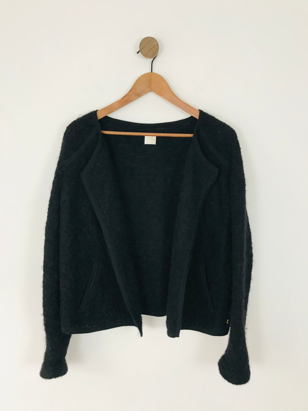Des Petits Hauts Women’s Oversized Knit Cardigan | One Size | Black