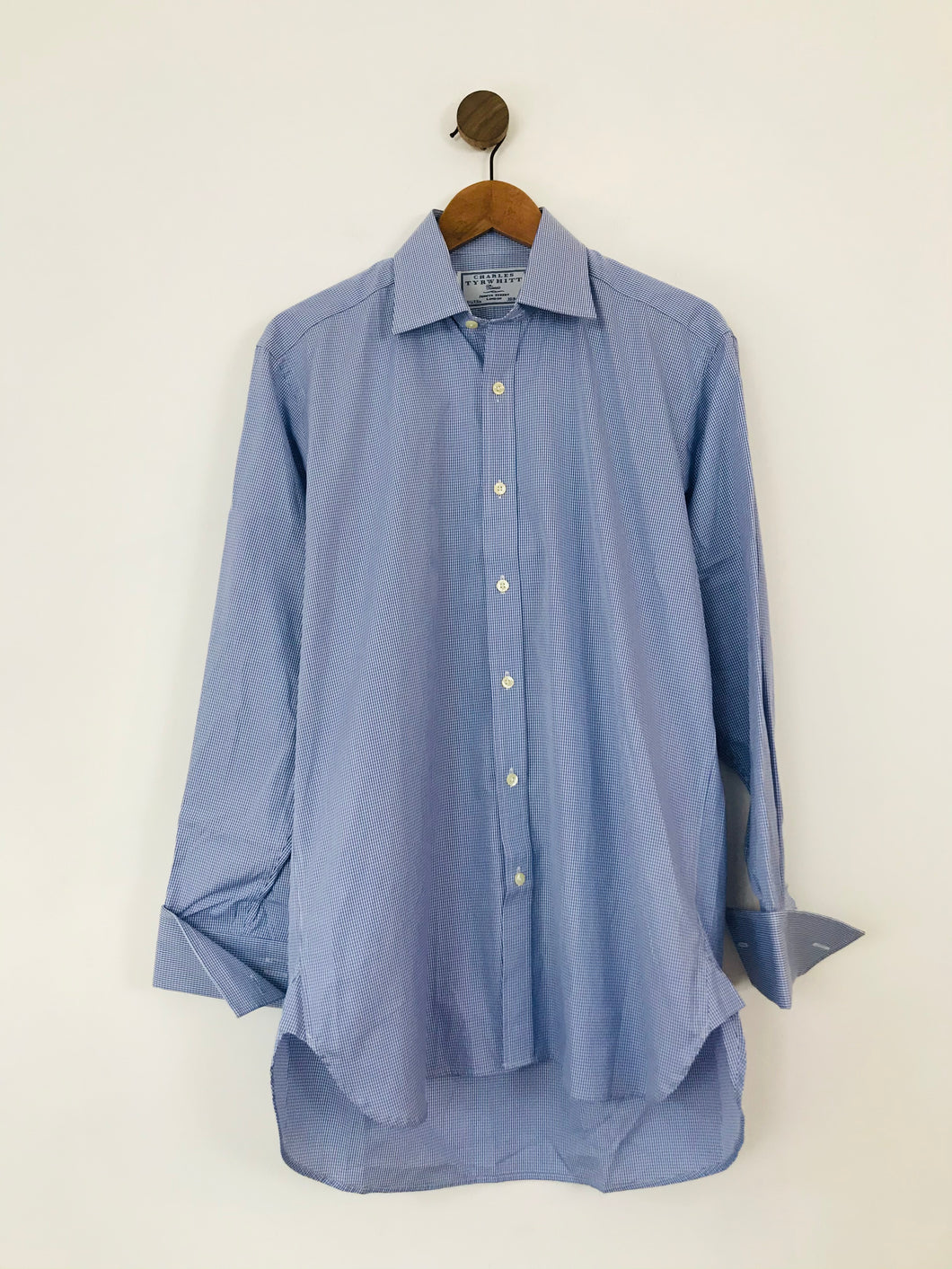 Charles Tyrwhitt Men's Button Up Shirt | 15.5 | Blue