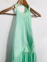 Load image into Gallery viewer, Coast Women&#39;s Pleated Sheer A-Line Dress | UK12 | Green
