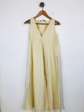 Load image into Gallery viewer, Zara Women&#39;s Cotton Prairie Shift Dress | XS UK6-8 | Yellow
