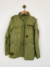 Load image into Gallery viewer, Alpha Industries Inc Women&#39;s Zip Up Military Jacket | M UK10-12 | Green

