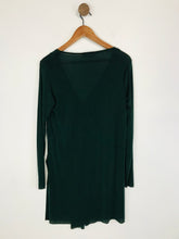 Load image into Gallery viewer, Zara Women&#39;s Sheer V-Neck Open Blouse Dress | L UK14 | Green
