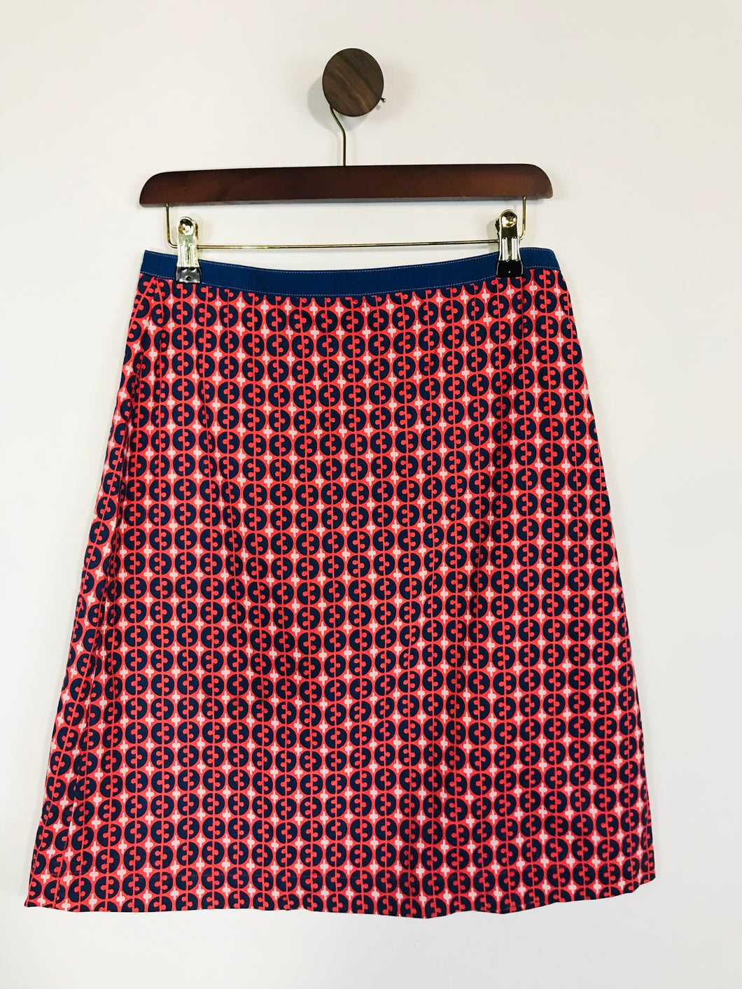 Boden Women's Patterned Pencil Skirt | UK10 | Orange