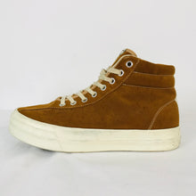 Load image into Gallery viewer, SWC Stepney Workers Club Unisex High Top Trainers | EU41 UK8 | Brown
