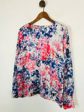 Load image into Gallery viewer, LK Bennett Women&#39;s Silk Floral Blouse | UK18 | Pink
