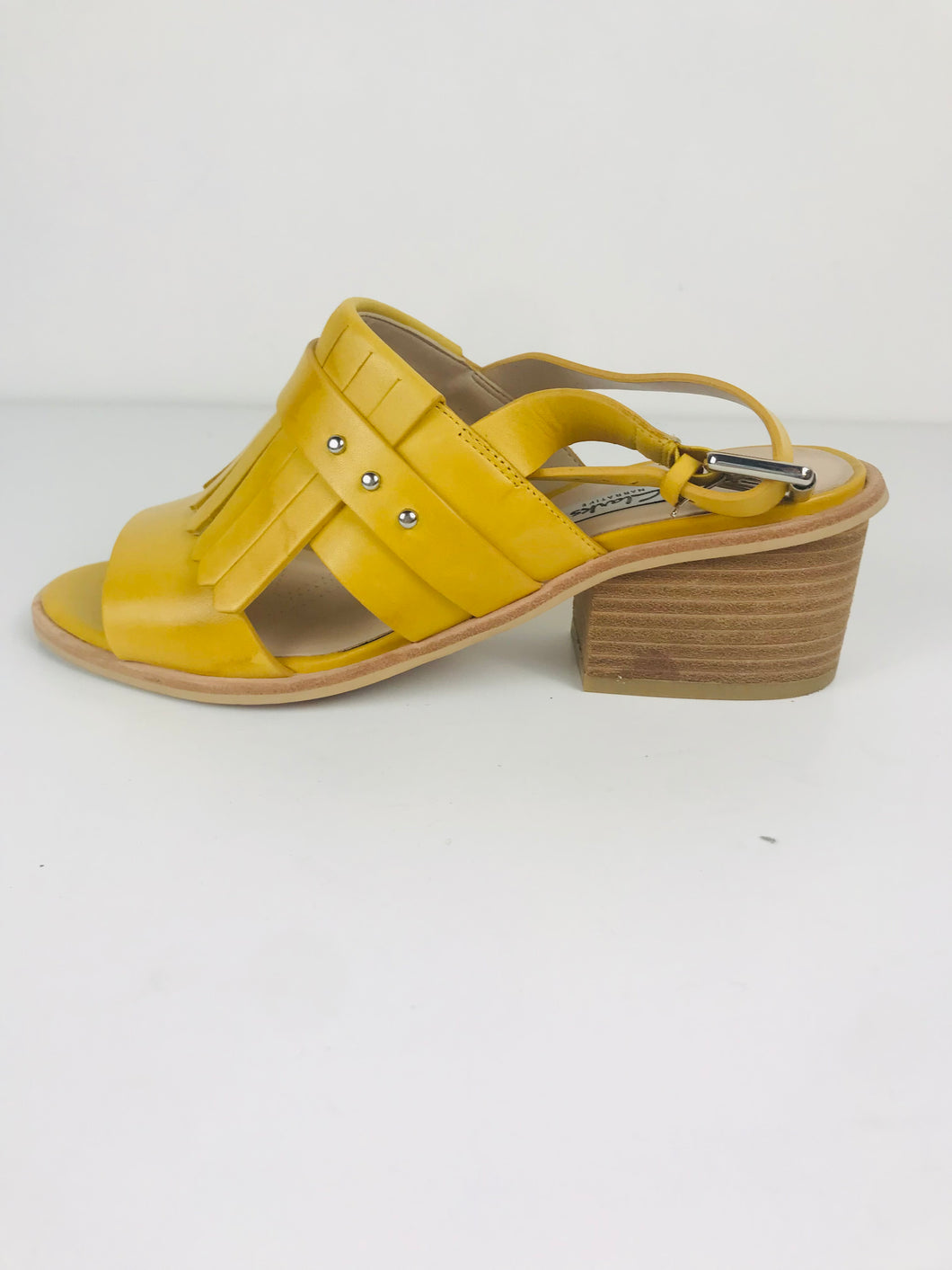 Clarks Women's Heeled Sandals | UK6 | Yellow
