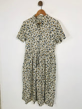 Load image into Gallery viewer, Toast Women&#39;s Floral Shirt Midi Dress | UK10 | Beige
