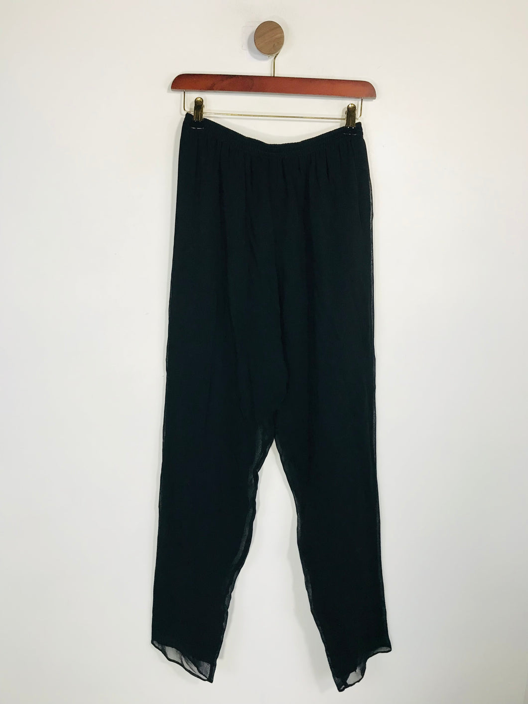 Nitya Women's High Waist Casual Trousers | UK12 | Black