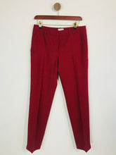 Load image into Gallery viewer, Jigsaw Women&#39;s Smart Smart Trousers | UK10 | Red
