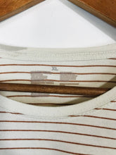 Load image into Gallery viewer, Muji Women&#39;s Striped Long Sleeve T-Shirt  | XL UK16 | White
