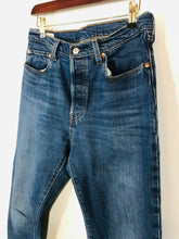 Load image into Gallery viewer, Levi’s Women&#39;s 501 High Waisted Straight Jeans | W32 L29 | Blue
