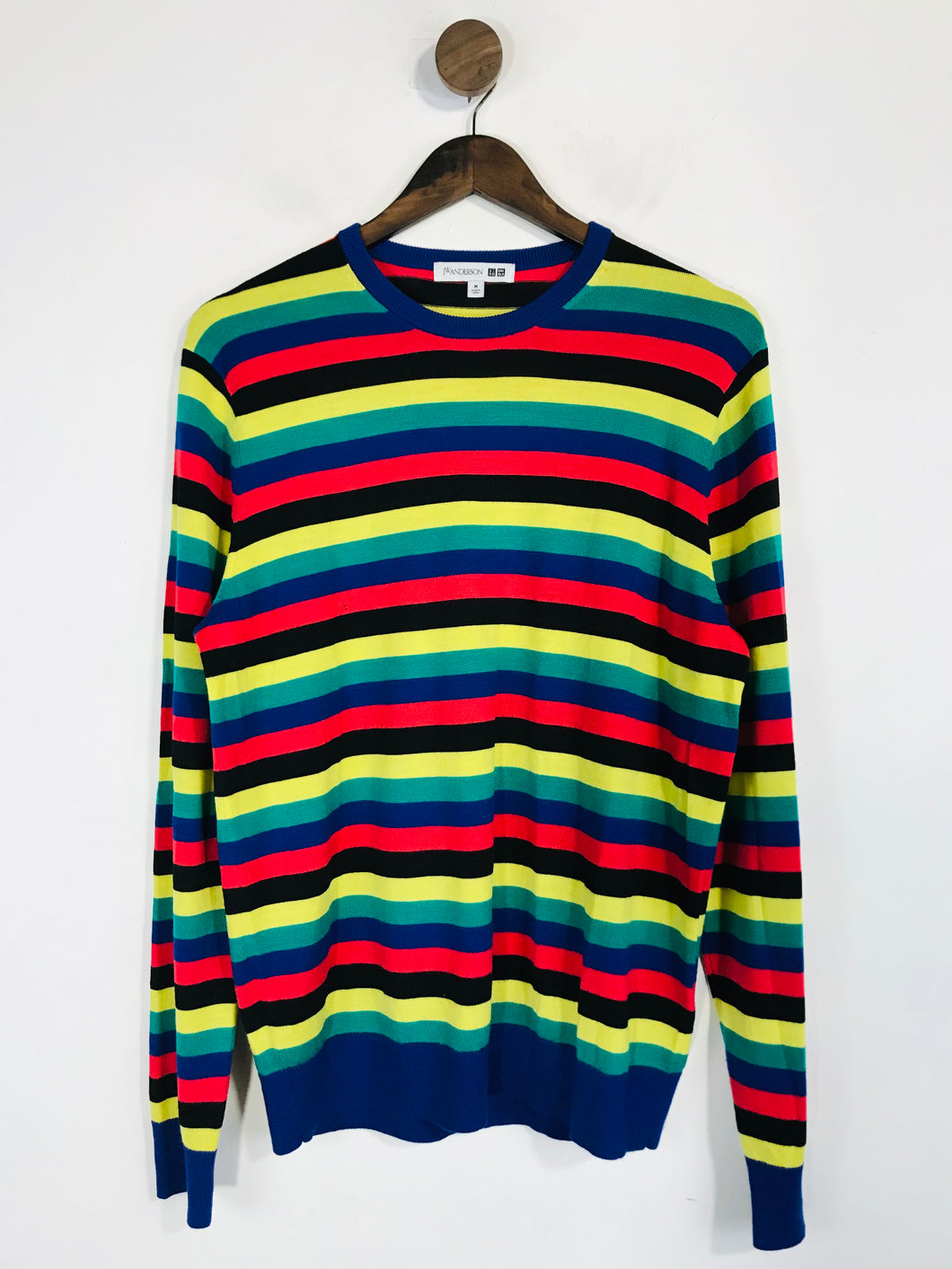 JW Anderson x Uniqlo Women's Wool Striped Jumper | M UK10-12 | Multicoloured