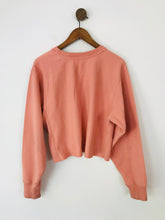 Load image into Gallery viewer, Allsaints Women&#39;s Crop Oversized Sweatshirt | M UK10-12 | Pink
