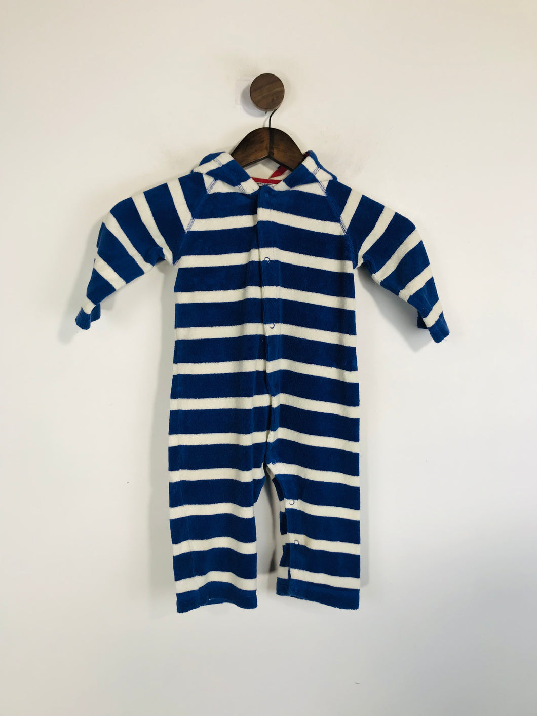 Baby Boden Kid's Towelling Playsuit | 12-18 Months | Blue