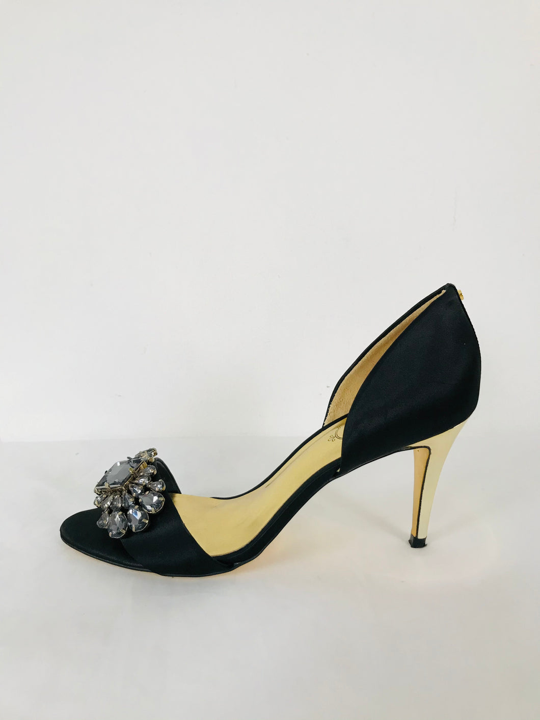 Ted Baker Women’s Strappy D’Orsay Heels | 37 UK4 | Black