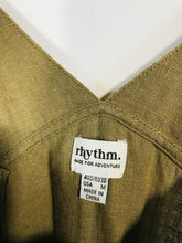 Load image into Gallery viewer, Rhythm Women&#39;s Pinafore Mini Dress | UK10 | Brown
