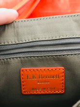 Load image into Gallery viewer, L.K. Bennett Women’s Leather Crossbody Saddle Bag | H9 W10 | Orange
