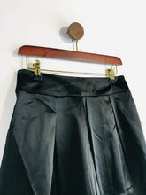 Load image into Gallery viewer, Oasis Women&#39;s Pleated A-Line Skirt | UK12 | Black
