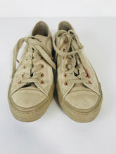 Load image into Gallery viewer, Converse All Star Women&#39;s Suede Trainers | UK7 | Beige
