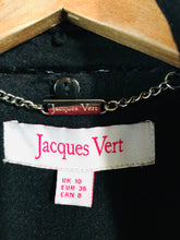 Load image into Gallery viewer, Jacques Vert Women&#39;s Wool Overcoat Coat | UK10 | Black
