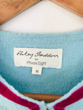 Load image into Gallery viewer, Patsy Seddon Phase Eight Women&#39;s Wool Cardigan | UK16 | Blue
