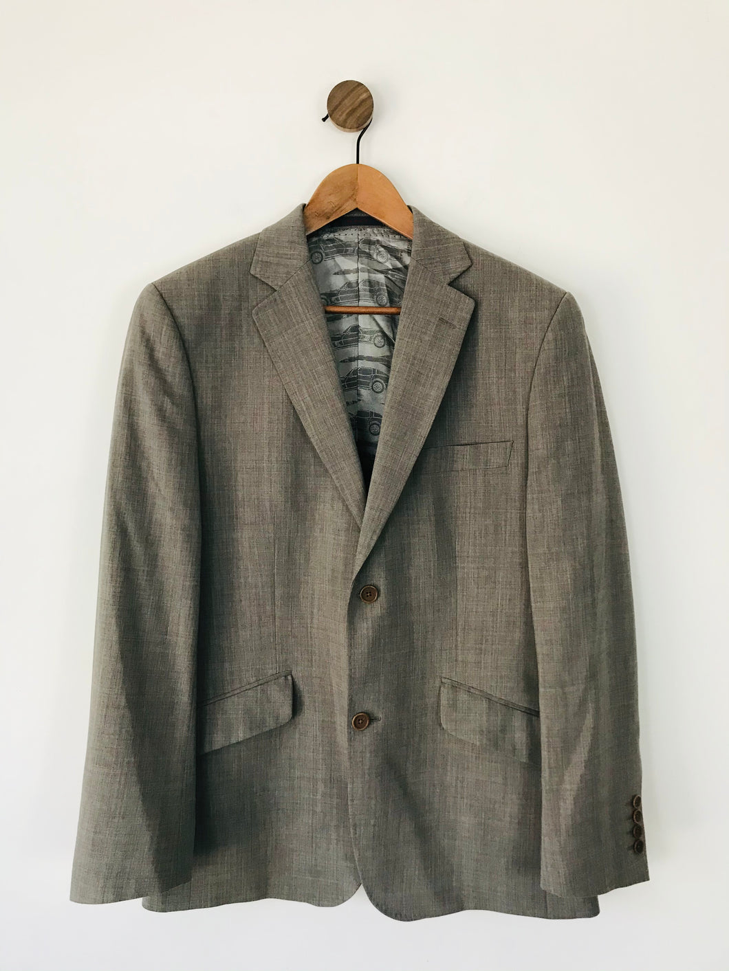 Ted Baker Endurance Men’s Wool Blazer Suit Jacket | 40S | Grey