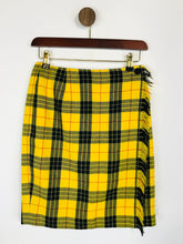 Load image into Gallery viewer, Episode Women&#39;s Wool Tartan Pencil Skirt  | UK8 | Yellow
