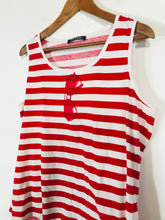 Load image into Gallery viewer, Betty Barclay Women&#39;s Striped Tank Top | UK14 | Red
