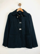 Load image into Gallery viewer, Topshop Women&#39;s Wool Smart Overcoat Coat | UK8 | Blue
